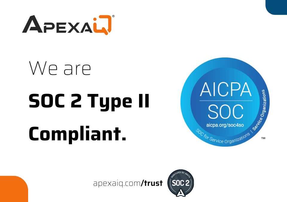 We are SOC 2 Type II Compliant