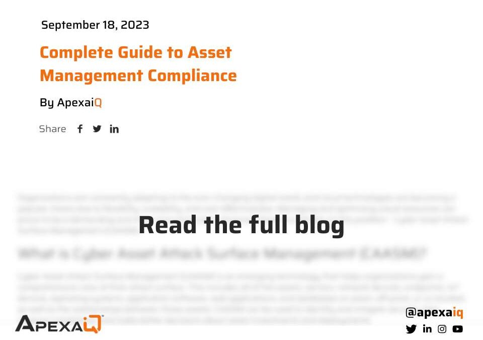 Complete Guide to Technology Asset Management Compliance