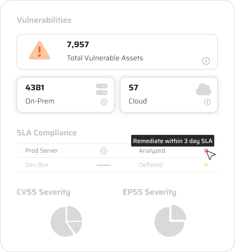 Vulnerabilities managment info
